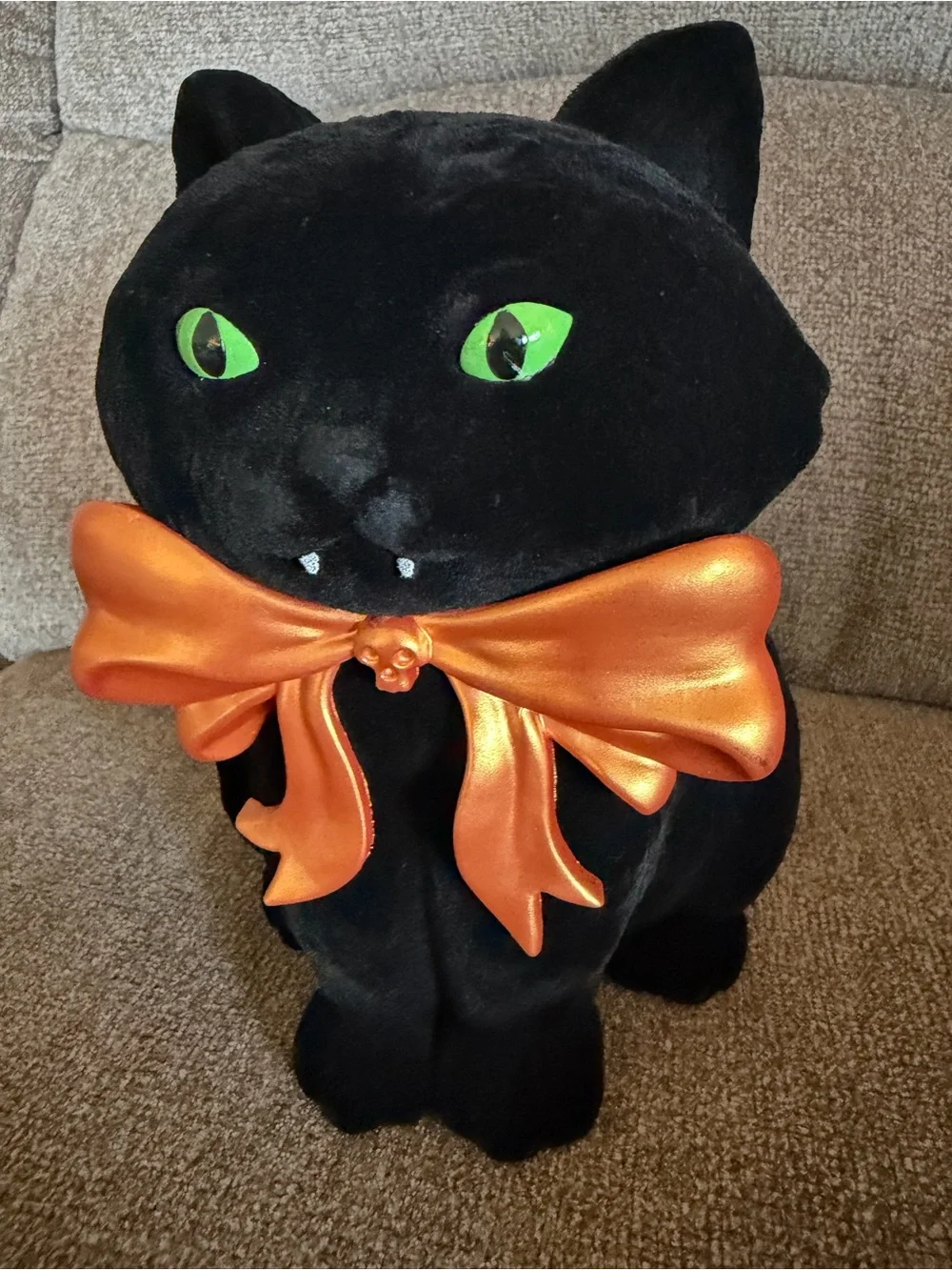 Bath & Body Works Halloween Black Cat Vampire 3-Wick Candle Holder - New 2025